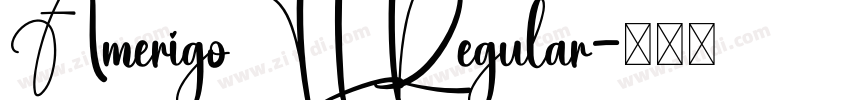 AmerigoTL Regular字体转换